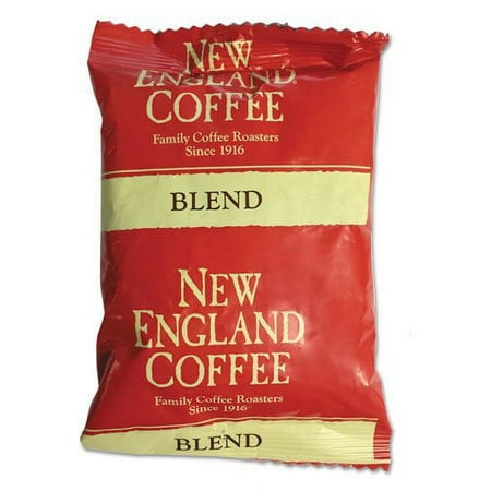 New England Coffee Portion Packs, Eye Opener Blend, 2.5 oz Pack, 24/Box
