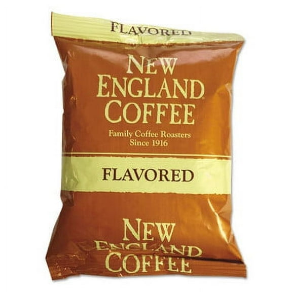 New England Coffee 026530 2.5 oz. Coffee Portion Packs - Hazelnut Creme (24/Carton)