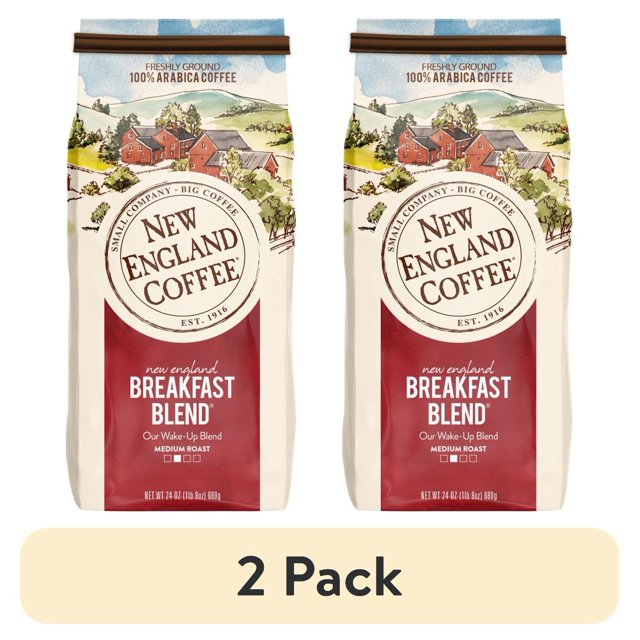 (2 pack) New England Coffee® Ground Breakfast Blend Coffee - Medium ...