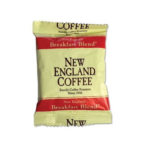 New England Coffee Coffee Portion Packs, Breakfast Blend, 2.5 oz Pack