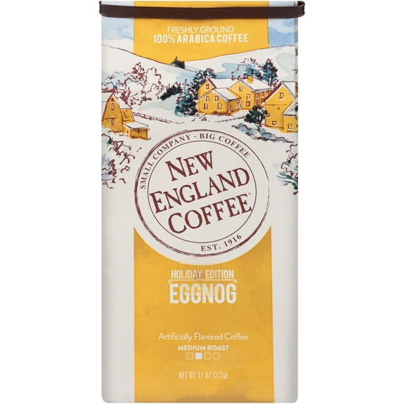 New England® Coffee Freshly Ground Eggnog Coffee 11 oz. Bag