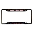 thumbnail image 1 of New England Football Patriots 4 Corner EZ View Chrome License Plate Frame, 1 of 5