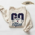 thumbnail image 1 of New England Football Sweatshirt – Retro Game Day Top, Cozy Unisex Fit Sweatshirt All Size S-5XL, 1 of 5