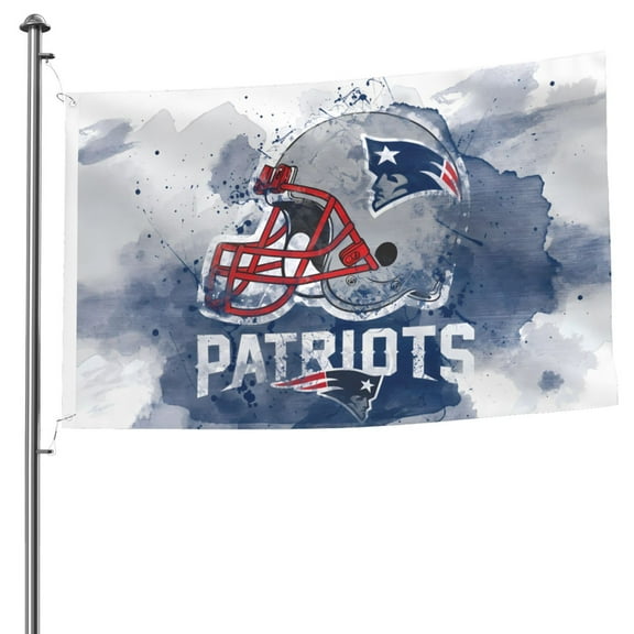 New_England Football Team Custom Double Sided Flag 5x8ft, Game Day Support Flag Hanging Outdoor Garden Hanging Flag, Football Fan Home Indoor and Outdoor Decor