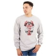 thumbnail image 1 of New England Lobster Maine Seafood Long Sleeve TShirt Men Women Brisco Brands S, 1 of 6