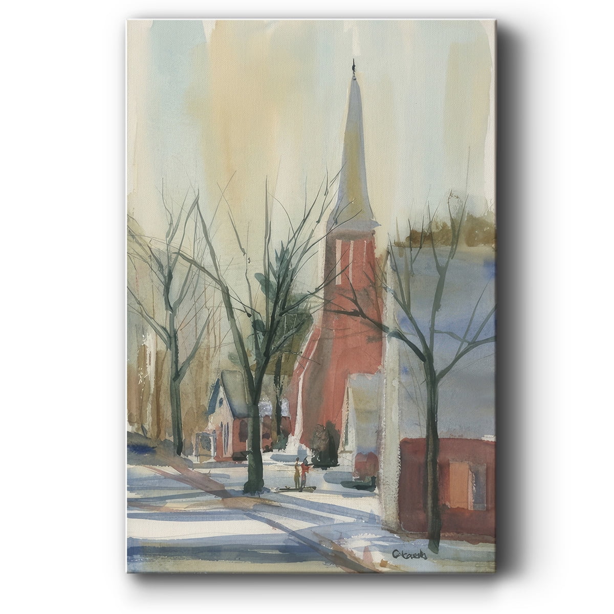 New England Main Street- Gallery Wrapped Canvas
