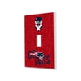 thumbnail image 1 of New England Patriots 2024 Illustrated Limited Edition Single Toggle Light Switch Plate, 1 of 4
