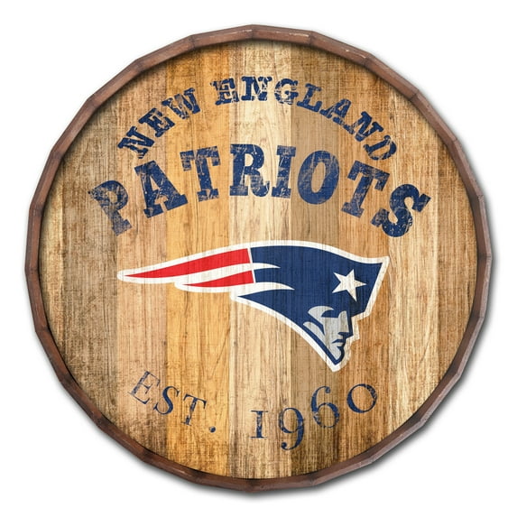 New England Patriots 24'' Established Date Barrel Top