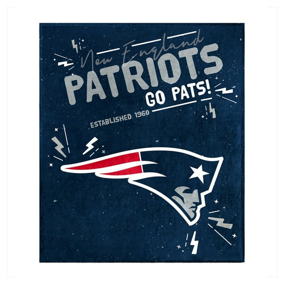 Logo Brands New England Patriots 60" x 70" Plush Throw Blanket