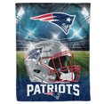 thumbnail image 1 of New England Patriots 60" x 80" Stadium Lights Blanket, 1 of 1