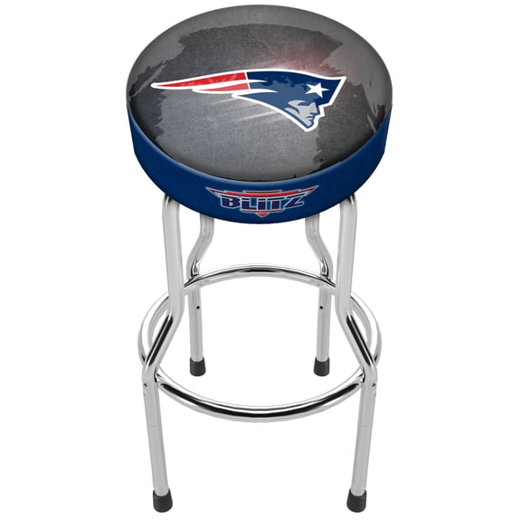 New England Patriots Adjustable NFL Blitz Team Pub Stool, Arcade1Up