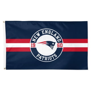WinCraft New England Patriots Throwback 3x5 Flag - Vintage Banner For Tailgating & Decor
