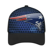 New_England_Patriots Baseball Caps, Adjustable Snapback Hat for Running Workouts And Outdoor Activities All Seasons Black