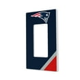 thumbnail image 1 of New England Patriots Diagonal Stripe Single Rocker Light Switch Plate, 1 of 4