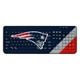 thumbnail image 1 of New England Patriots Diagonal Stripe Wireless Keyboard, 1 of 1