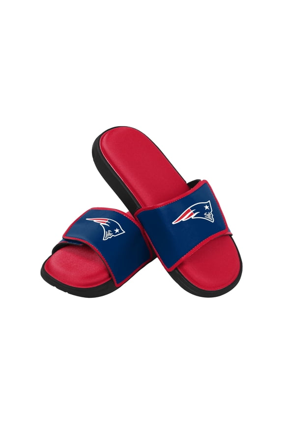 FOCO New England Patriots NFL Mens Foam Sport Slide - M