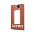 thumbnail image 1 of New England Patriots Football Design Single Rocker Light Switch Plate, 1 of 4