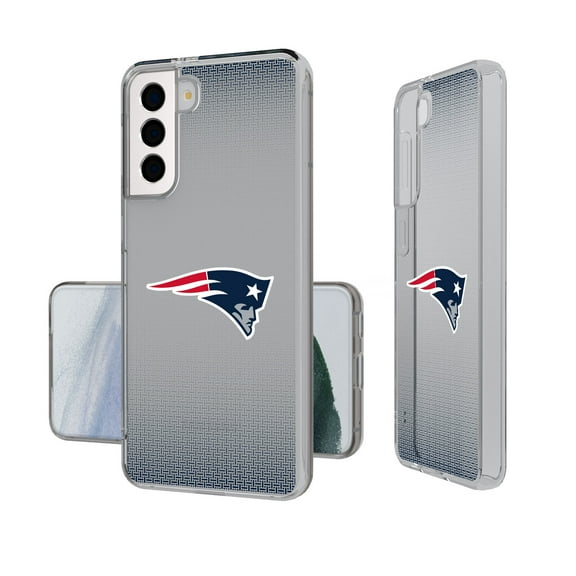 New England Patriots Linen Logo Galaxy Clear Case