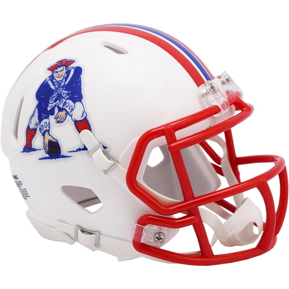New England Patriots Riddell 1990-1992 Throwback Speed Mini Helmet