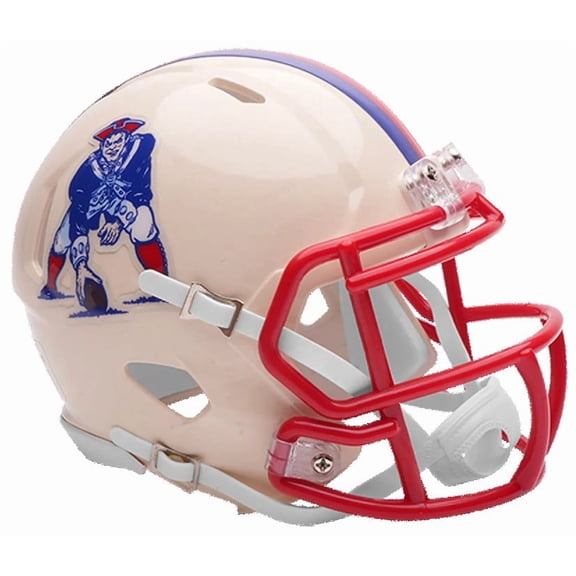 New England Patriots Riddell Retro Collection NFL Mini Helmet