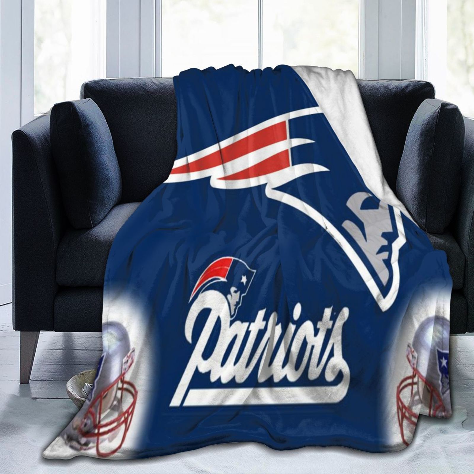 NewEnglandPatriots Throw Blanket 40"X30" Ultra Soft Cozy Warm