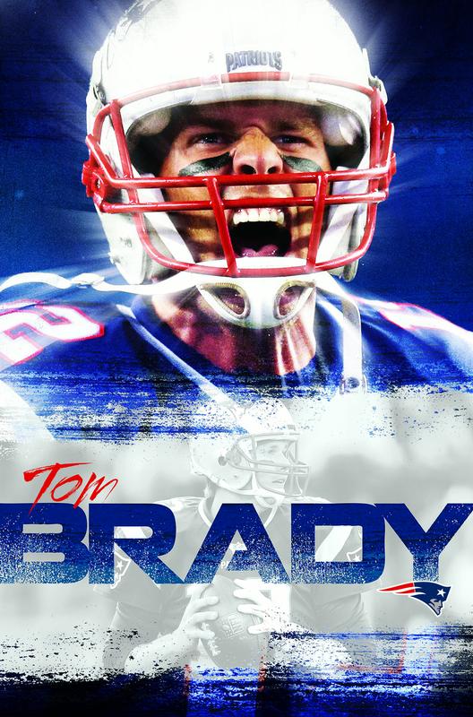 NFL New England Patriots - Tom Brady 16 Wall Poster, 22.375 x 34