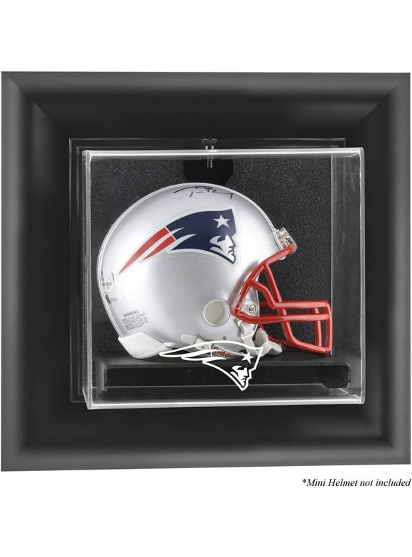 New England Patriots Wall-Mounted Mini Helmet Display Case