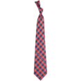 thumbnail image 1 of New England Patriots Woven Checkered Tie - Navy Blue/Red, 1 of 2