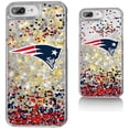 thumbnail image 1 of New England Patriots iPhone Glitter Case with Confetti Design, 1 of 1
