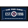 thumbnail image 1 of New England Revolution Framed 10" x 20" Fan Cave Collage, 1 of 1