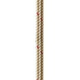 thumbnail image 1 of New England Ropes  50591600015; Dockline Double Braided 1/2 X 15 Ft White/Gold, 1 of 2