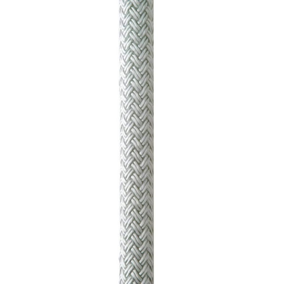New England Ropes 5/8 x 25' Nylon Double Braid Dock Line - White