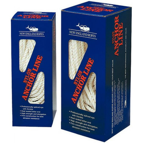 New England Ropes  60602400250; Anchorline 3/4 X 150 Nylon
