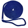 thumbnail image 1 of New England Ropes C5053-16-00015 0.5 in. x 15 ft. Nylon Double Braid Dock Line - Blue with Tracer, 1 of 2