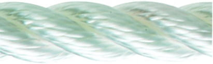 New England Ropes Inc Premium Nylon 3-Strand Bulk Rope, 7/16 x 600', White  705 