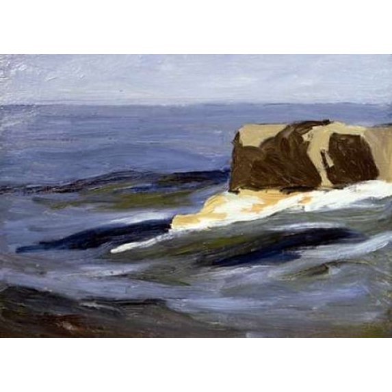 New England Seascape Poster Print by Yarnall Abbott (9 x 12)