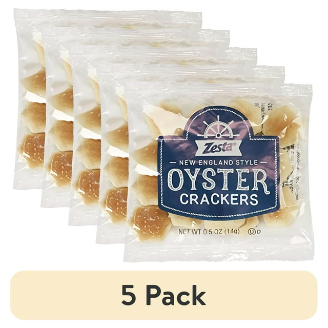 (5 pack) Tribeca Curations New England Style Oyster Crackers by Zesta