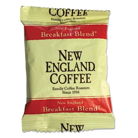 New England Tea And Coffee Coffee Portion Packs, Breakfast Blend - 2.5 oz.