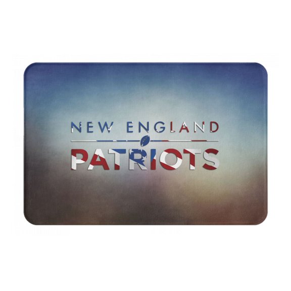 New_England Team Personalized Gift Flannel Non-slip Floor Mats 16x24 Inch Unisex Starter Mats Indoor Outdoor Home Decor Rugs Doormat Bathroom Mats