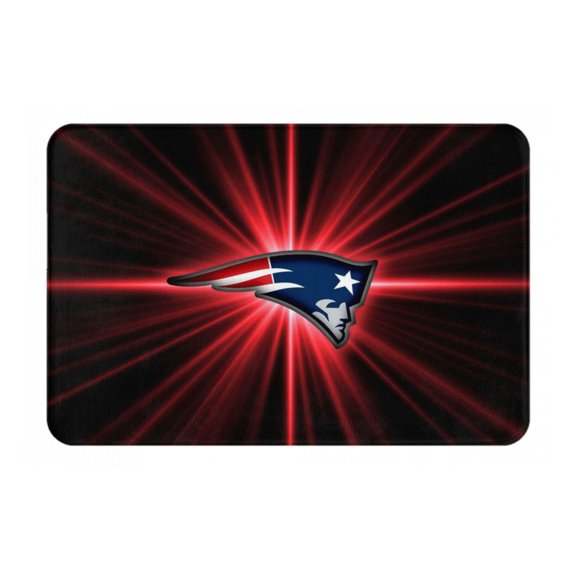 New_England Team Personalized Gift Flannel Non-slip Floor Mats 16x24 Inch Unisex Starter Mats Indoor Outdoor Home Decor Rugs Doormat Bathroom Mats