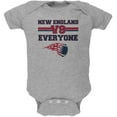 thumbnail image 1 of New England Versus Everyone Football Soft Baby One Piece Heather 3-6 M, 1 of 1