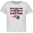 thumbnail image 1 of New England Versus Everyone Football Toddler T Shirt White 4T, 1 of 1