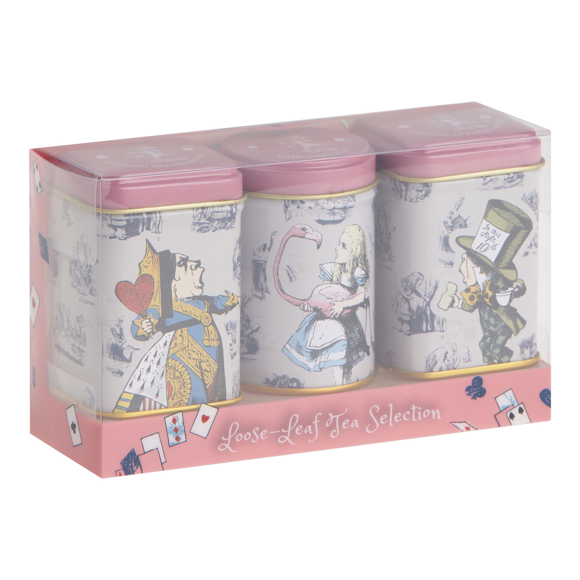 New English Teas Alice In Wonderland Loose Leaf Tea Tins 2.4 oz. Pack