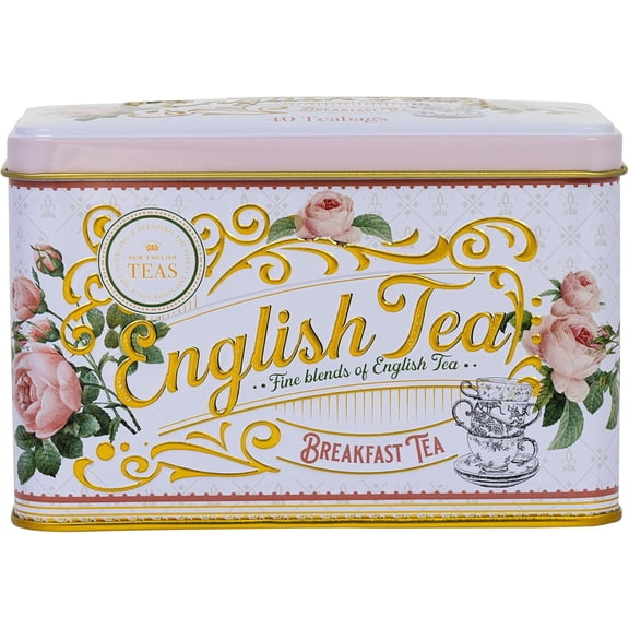 New English Teas English Breakfast Tea Fine Blends of English Tea 40 Count