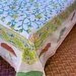 New Era Creation Elephant Cotton Orange, Yellow Hand Block Print Table Cover Rectangle Bohemian Garden Event Party Table Cover Gifts