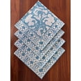 thumbnail image 1 of New Era Creation Turkish and Magic Blue Indian Floral Hand Block Printed Cotton Cloth Napkins Size 20x20" Wedding Events Home Party, Mother's Day Gifts, 1 of 3