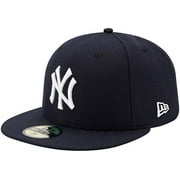 New Era Mens New York Yankees MLB Authentic Collection 59FIFTY Cap Size 7