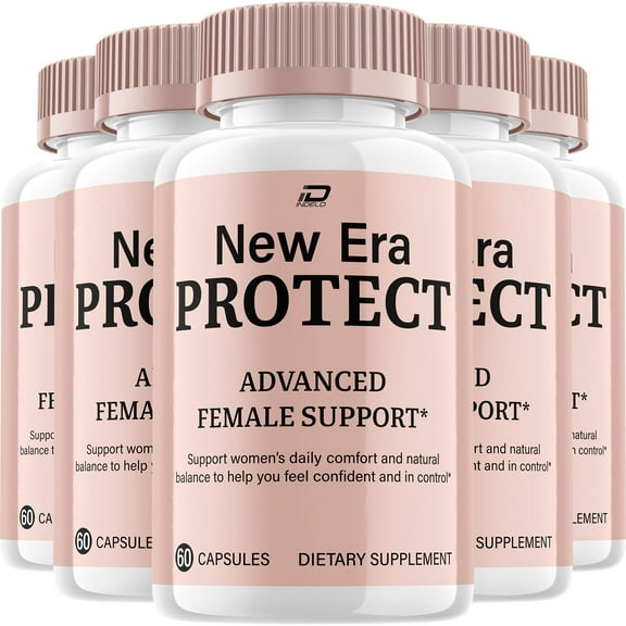New Era Protect Capsules – NewEra Protect Pills Digestive Support, Gut Wellness, 5 Pack, 300 Capsules