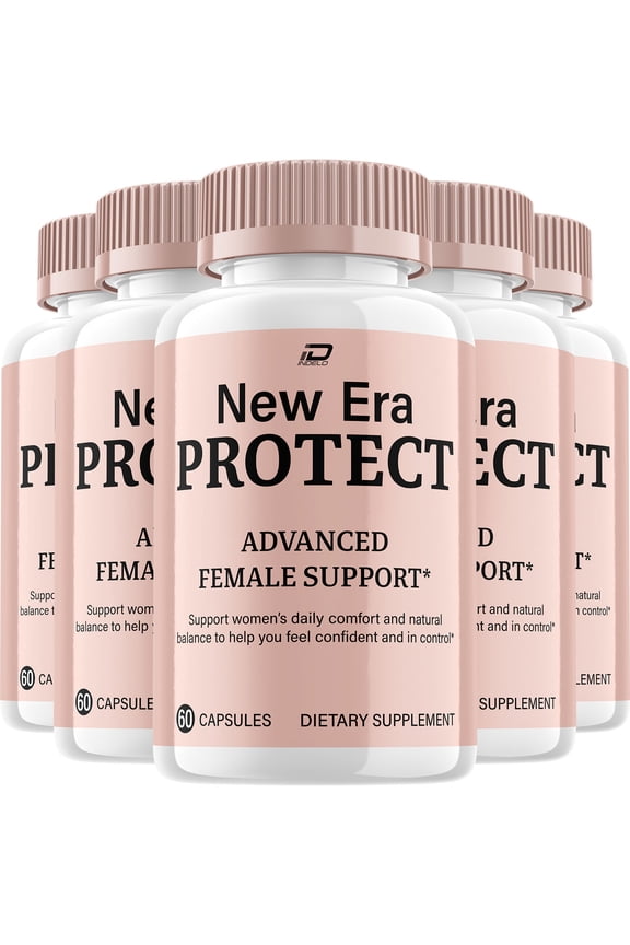 New Era Protect Capsules – NewEra Protect Pills Digestive Support, Gut Wellness, 5 Pack, 300 Capsules