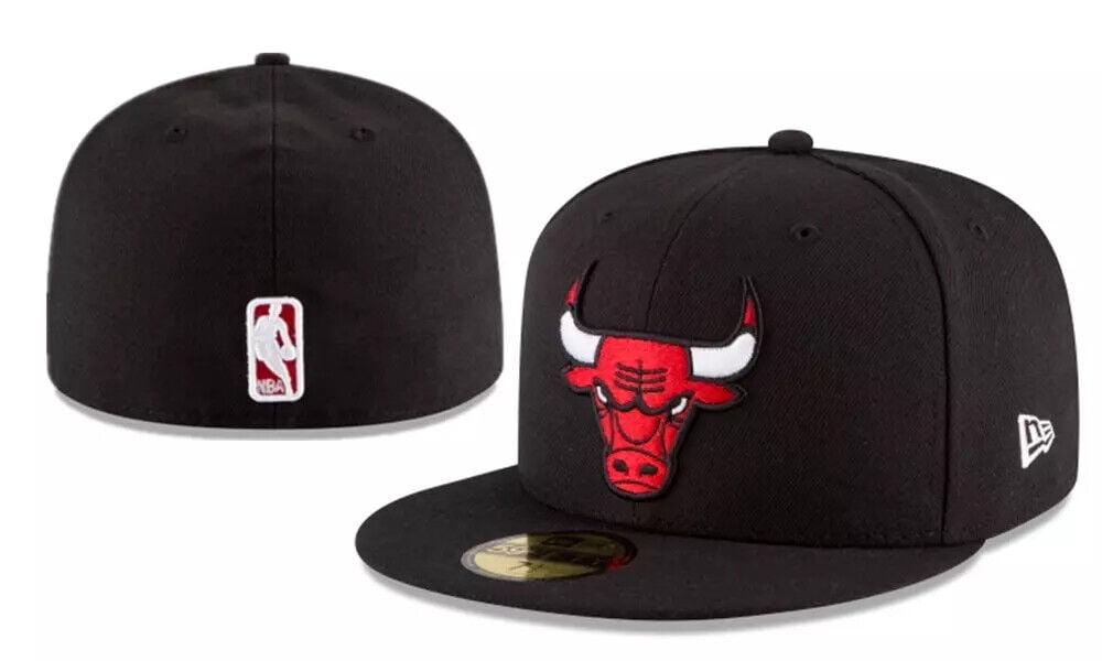 New Era Sports Hat Bull head hat full embroidery baseball cap hard top closed